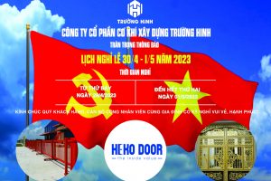 LỊCH NGHỈ LỄ GIỖ TỔ HÙNG VƯƠNG & 30/4 – 1/5 NĂM 2023