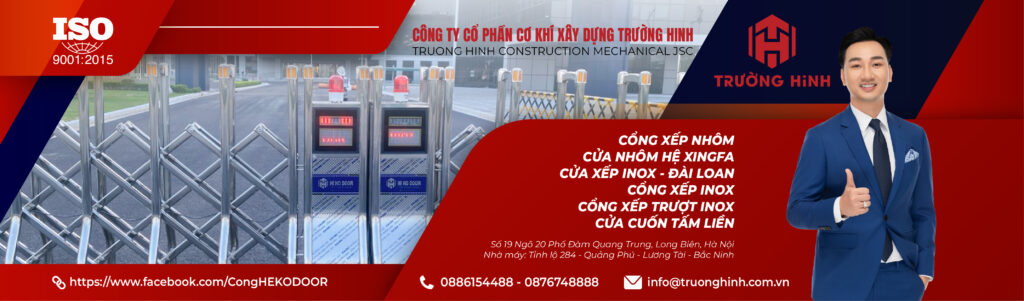 Giải pháp thay thế: Cổng xếp inox HEKO DOOR