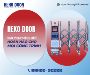 CỔNG XẾP INOX HEKO DOOR