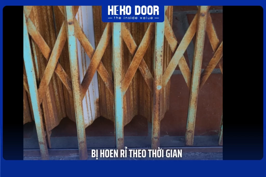 Cửa xếp inox chống gỉ