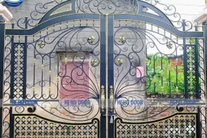 5 mẫu cửa trượt quay 2 cánh đẹp, hiện đại, sang trọng