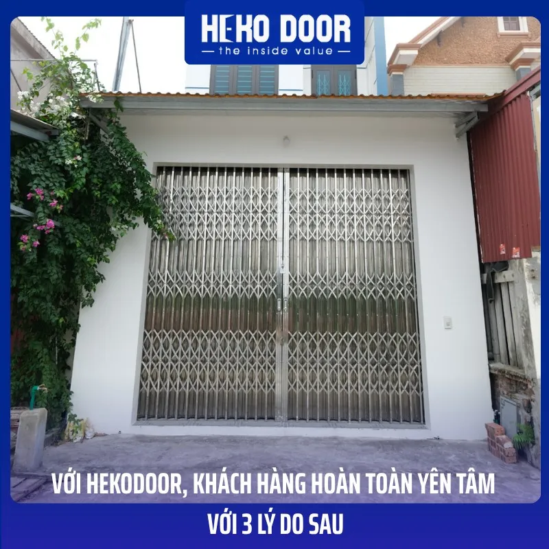 cửa xếp inox chống gỉ
