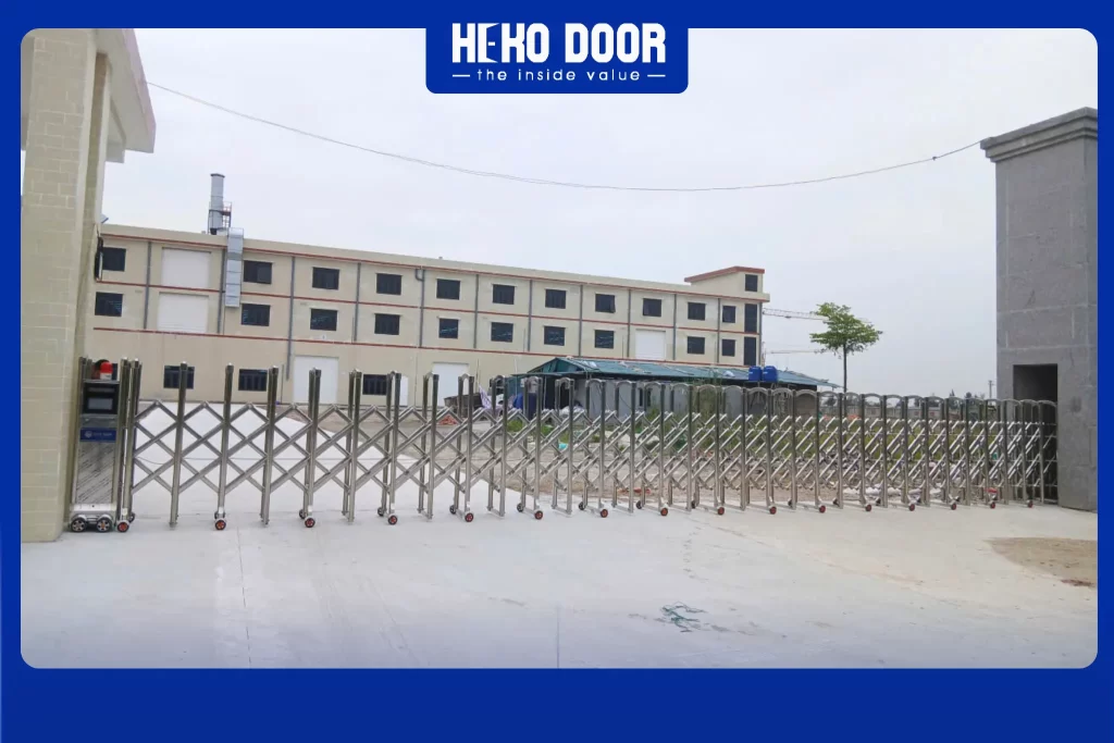 Gợi ý mẫu cổng xếp inox HEKO DOOR phù hợp