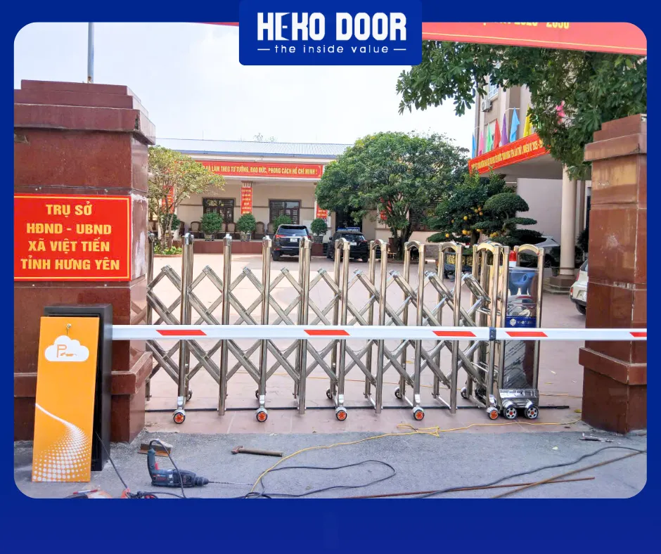 Lưu ý khi lựa chọn cổng xếp inox