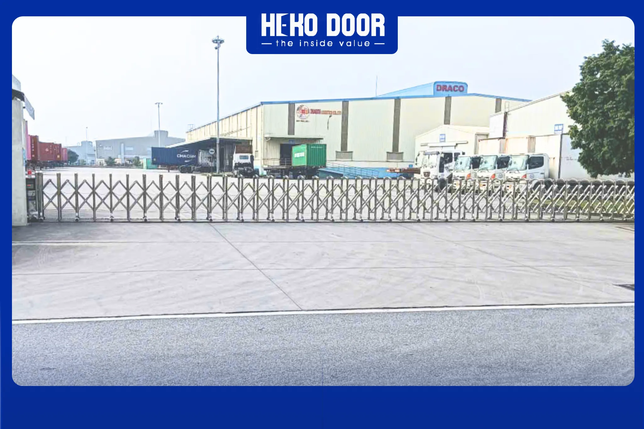 Lưu ý quan trọng trong quy trình lắp đặt cổng xếp inox