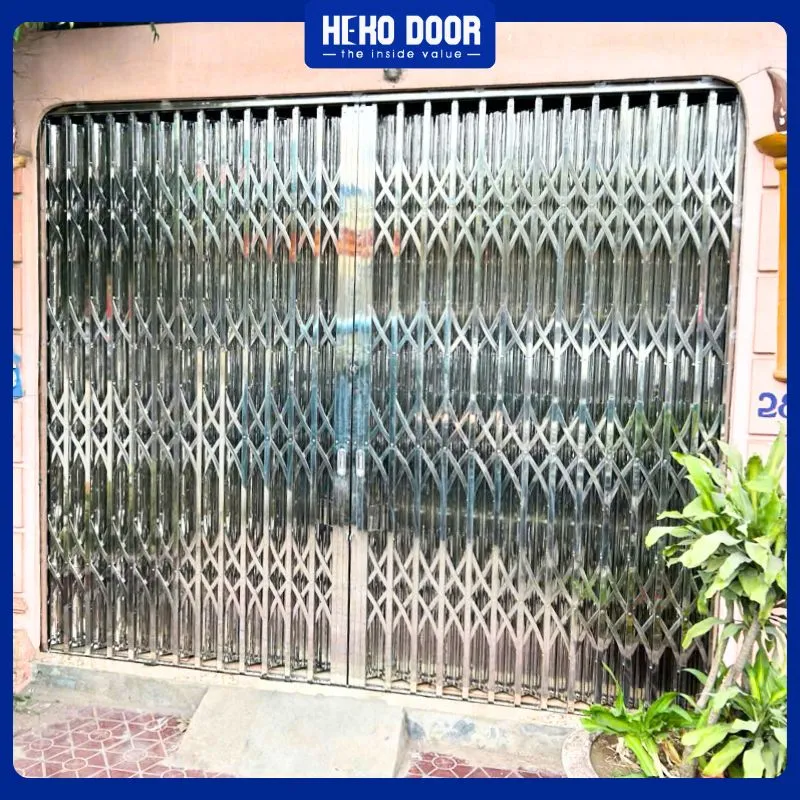 Tính thẩm mỹ của cửa xếp inox sau 5 năm – còn phù hợp với công trình