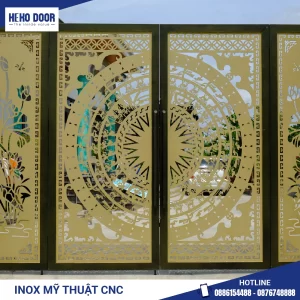 Cửa trượt quay 2 cánh biệt thự