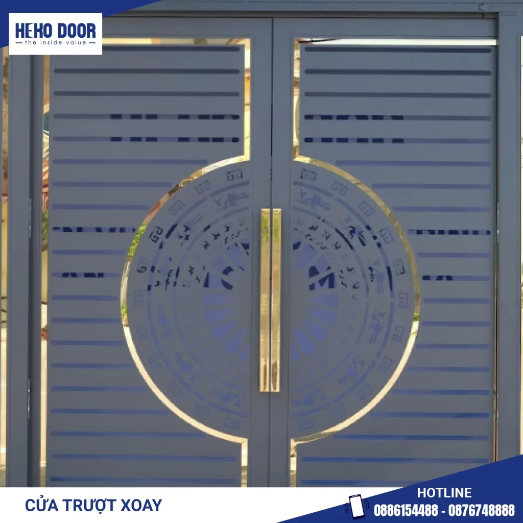 Cửa trượt quay 2 cánh