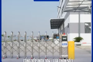 TẠI SAO LÊN CHỌN CỔNG XẾP INOX 304? SO SÁNH VỚI INOX 201