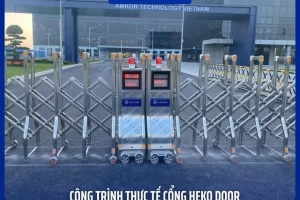 HƯỚNG DẪN QUY TRÌNH LẮP ĐẶT CỔNG XẾP INOX HEKO DOOR ĐÚNG KỸ THUẬT 2025