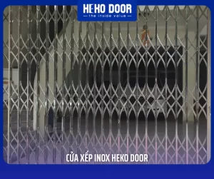 cải tạo cửa xếp inox cũ