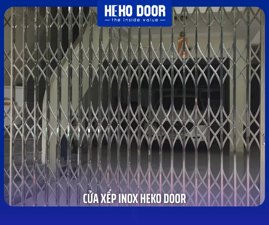 cải tạo cửa xếp inox cũ