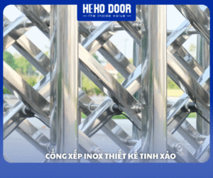ƯU ĐIỂM CỔNG XẾP INOX