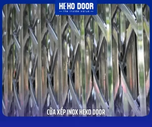 cửa xếp inox bị lệch ray
