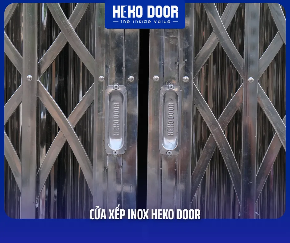 kinh nghiệm sử dụng cửa xếp inox