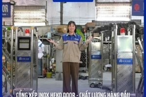 7 Lợi Ích Cổng Xếp Inox Mà Chủ Doanh Nghiệp Không Thể Bỏ Qua