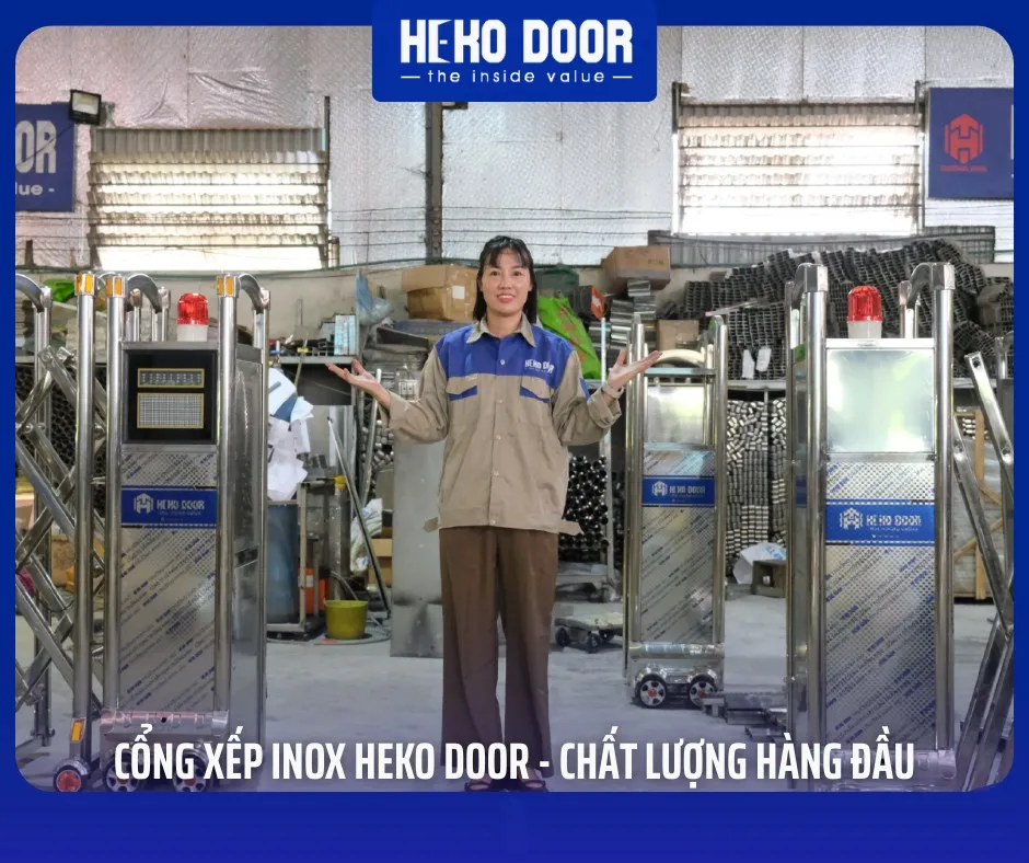 Lợi ích cổng xếp inox