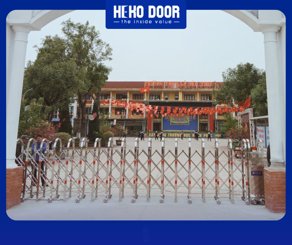Bảo trì định kỳ – yếu tố duy trì an ninh hiệu quả với cổng xếp inox lâu dài