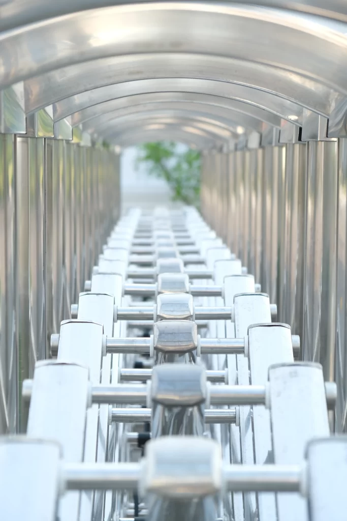 Cổng xếp inox chật lượng nhà HEKODOOR