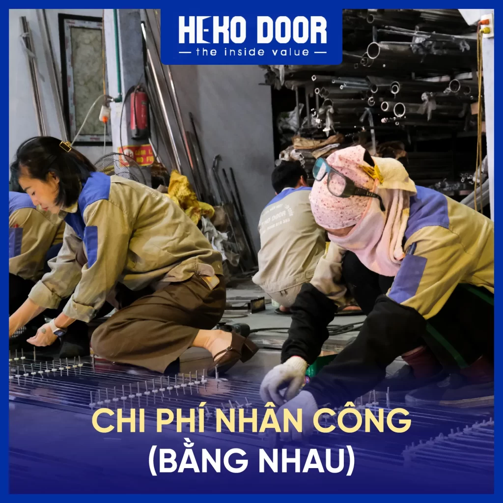 cổng xếp inox HEKO DOOR
