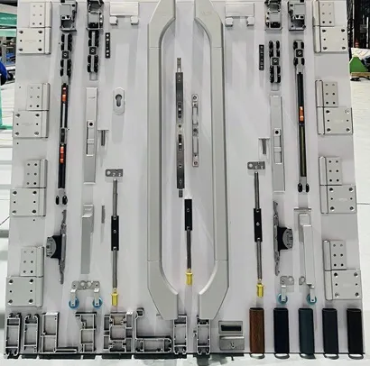 Tay nắm cửa trượt quay