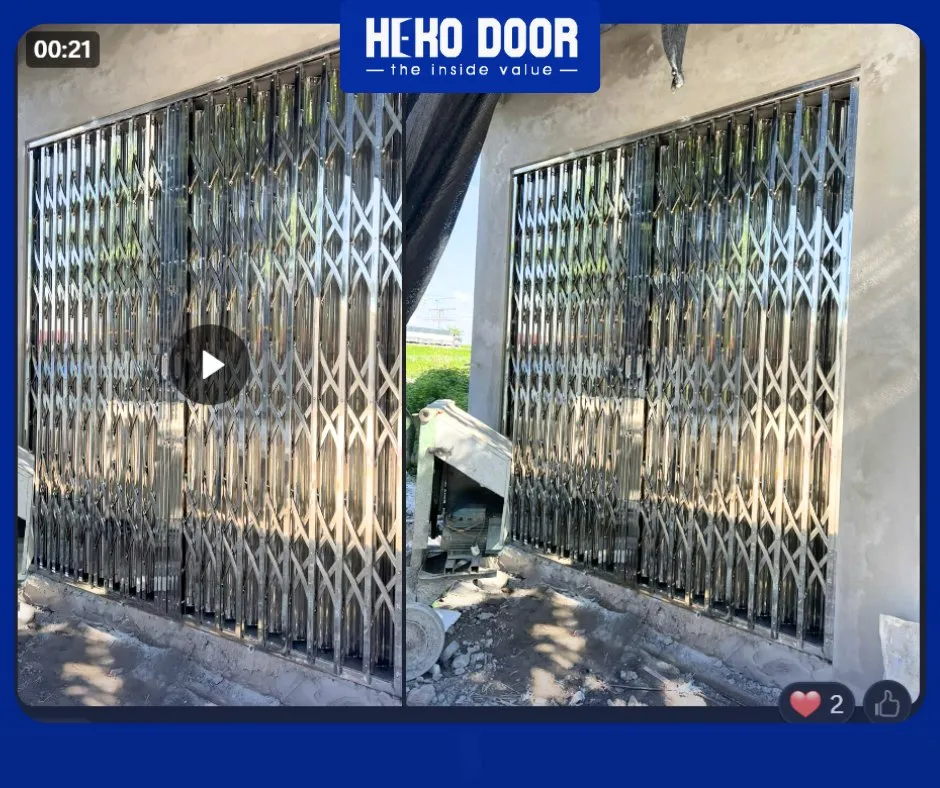 Cách vệ sinh cửa xếp inox theo quy trình