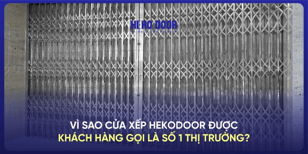 Cửa xếp inox cao cấp