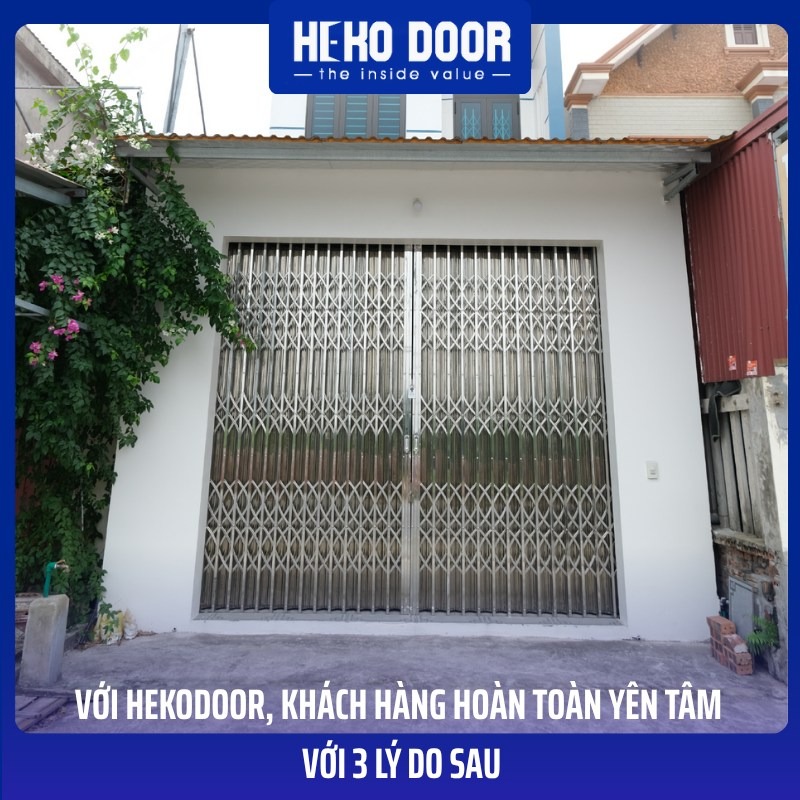 Những yếu tố tạo nên mẫu cửa xếp inox đẹp