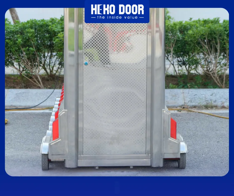 Trụ cổng xếp inox