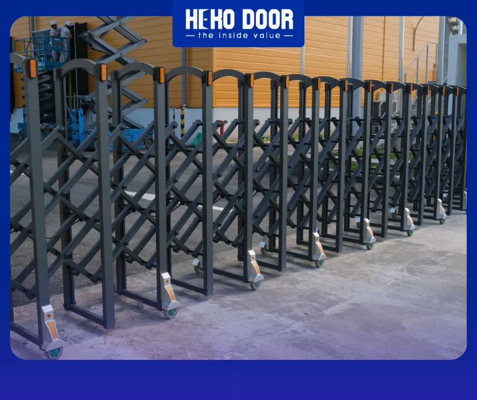 So sánh chi phí cổng xếp hợp kim nhôm với lợi ích mang lại