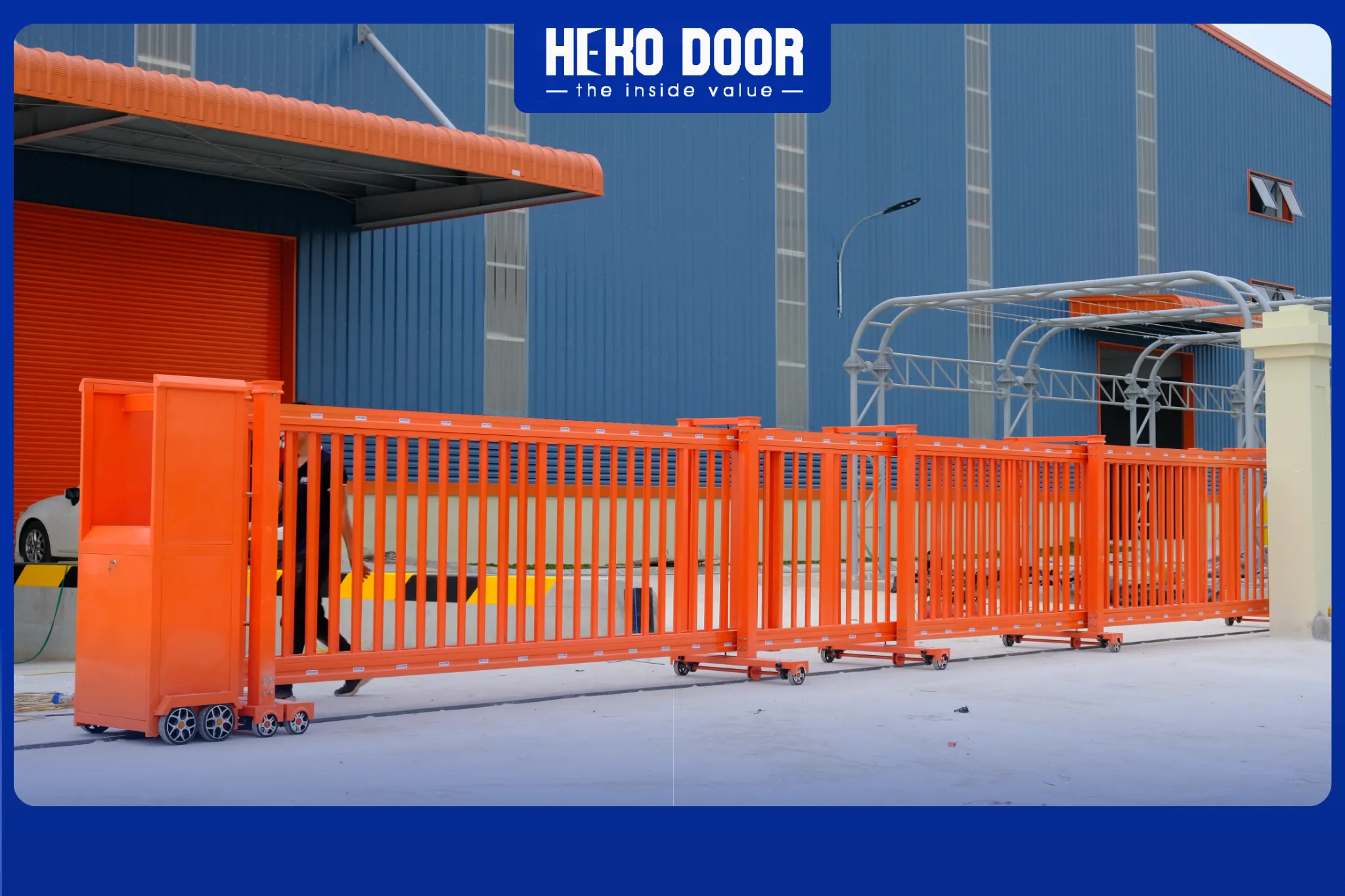 ỨNG DỤNG CỔNG TRƯỢT TỰ ĐỘNG TRONG KHU CÔNG NGHIỆP, CƠ QUAN, BIỆT THỰ