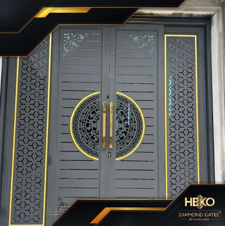 Xu hướng thiết kế cổng hợp kim biệt thự