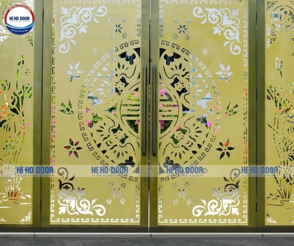 Cổng Trượt CNC Hoa Văn