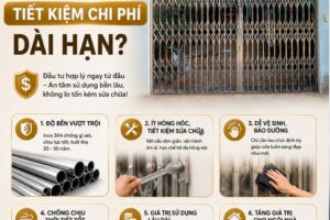 Vì sao cửa xếp inox là giải pháp tiết kiệm chi phí dài hạn?