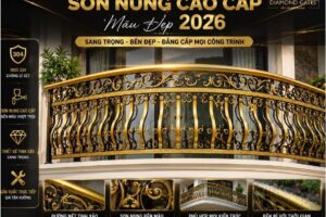 Lan Can Inox Sơn Nung Cao Cấp – Mẫu Đẹp 2026 | HEKODOOR