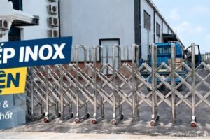 Cổng Xếp Inox Chạy Điện: Nguyên Lý Hoạt Động & Chi Phí Lắp Đặt Mới Nhất